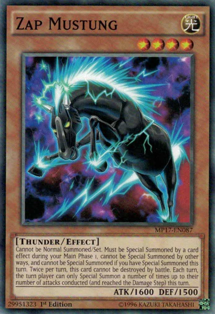 Zap Mustung [MP17-EN087] Common | Jomio and Rueliete's Cards and Comics