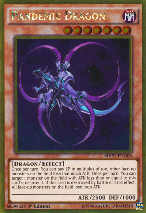Pandemic Dragon [MVP1-ENG06] Gold Rare | Jomio and Rueliete's Cards and Comics