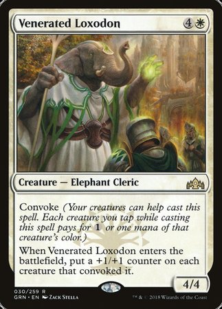 Venerated Loxodon [Guilds of Ravnica] | Jomio and Rueliete's Cards and Comics