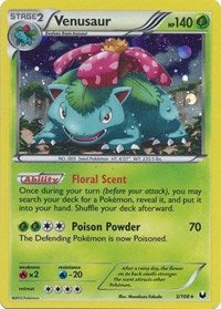 Venusaur (3/108) (Cosmos Holo) (Blister Exclusive) [Black & White: Dark Explorers] | Jomio and Rueliete's Cards and Comics