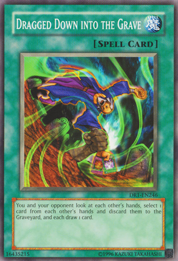 Dragged Down into the Grave [DR1-EN246] Common | Jomio and Rueliete's Cards and Comics
