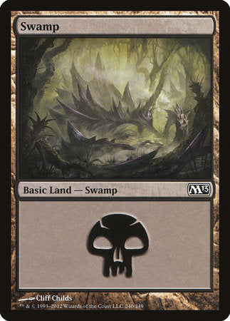 Swamp (240) [Magic 2013] | Jomio and Rueliete's Cards and Comics