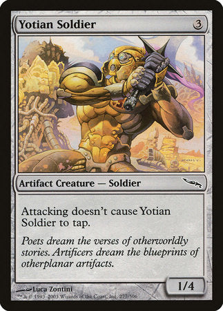 Yotian Soldier [Mirrodin] | Jomio and Rueliete's Cards and Comics