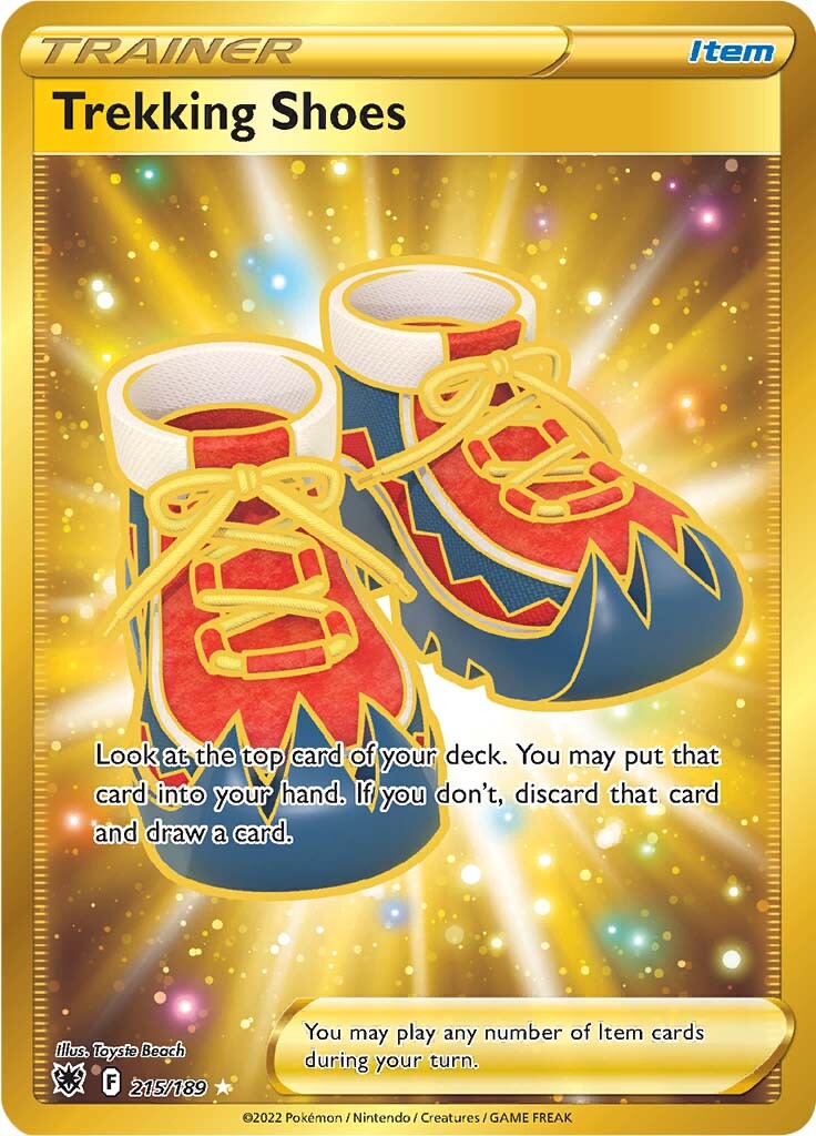 Trekking Shoes (215/189) [Sword & Shield: Astral Radiance] | Jomio and Rueliete's Cards and Comics