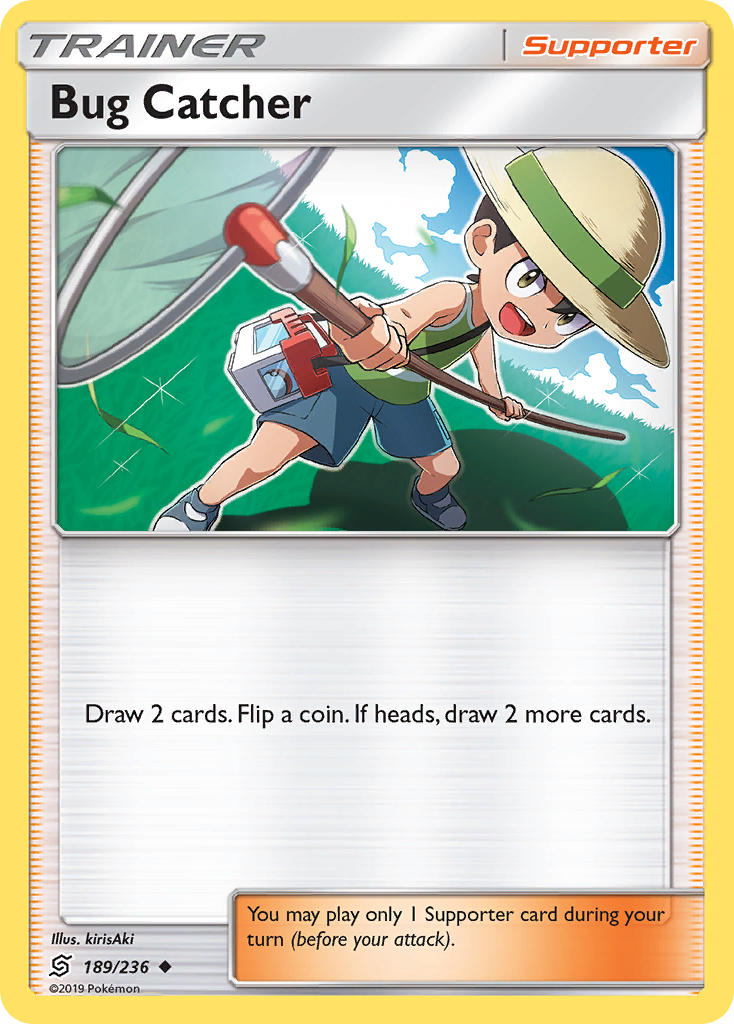 Bug Catcher (189/236) [Sun & Moon: Unified Minds] | Jomio and Rueliete's Cards and Comics