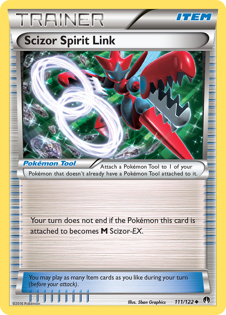 Scizor Spirit Link (111/122) [XY: BREAKpoint] | Jomio and Rueliete's Cards and Comics