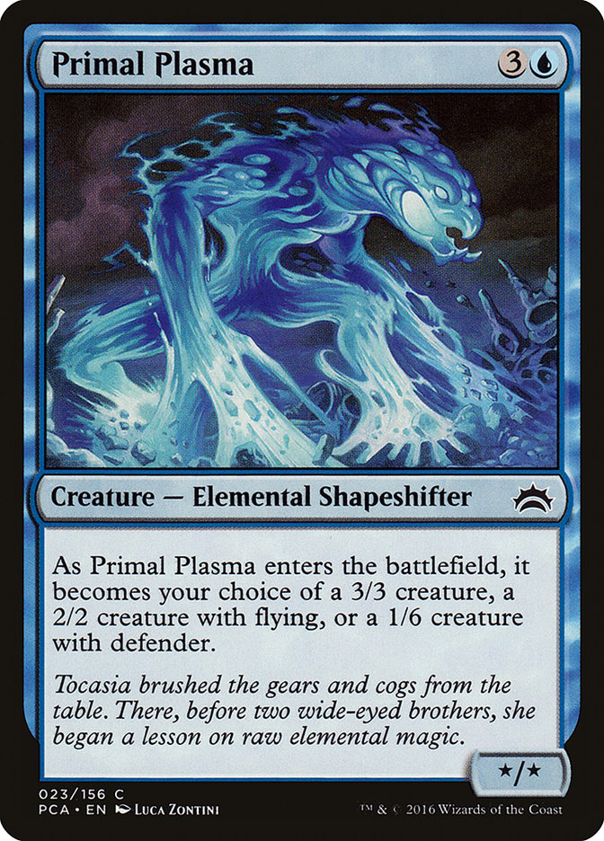 Primal Plasma [Planechase Anthology] | Jomio and Rueliete's Cards and Comics