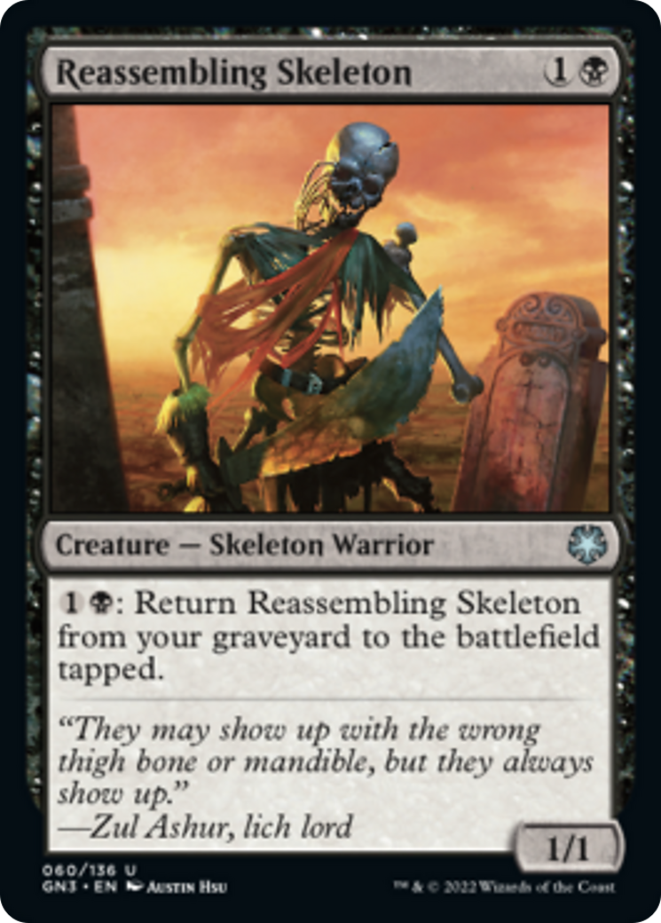 Reassembling Skeleton [Game Night: Free-for-All] | Jomio and Rueliete's Cards and Comics