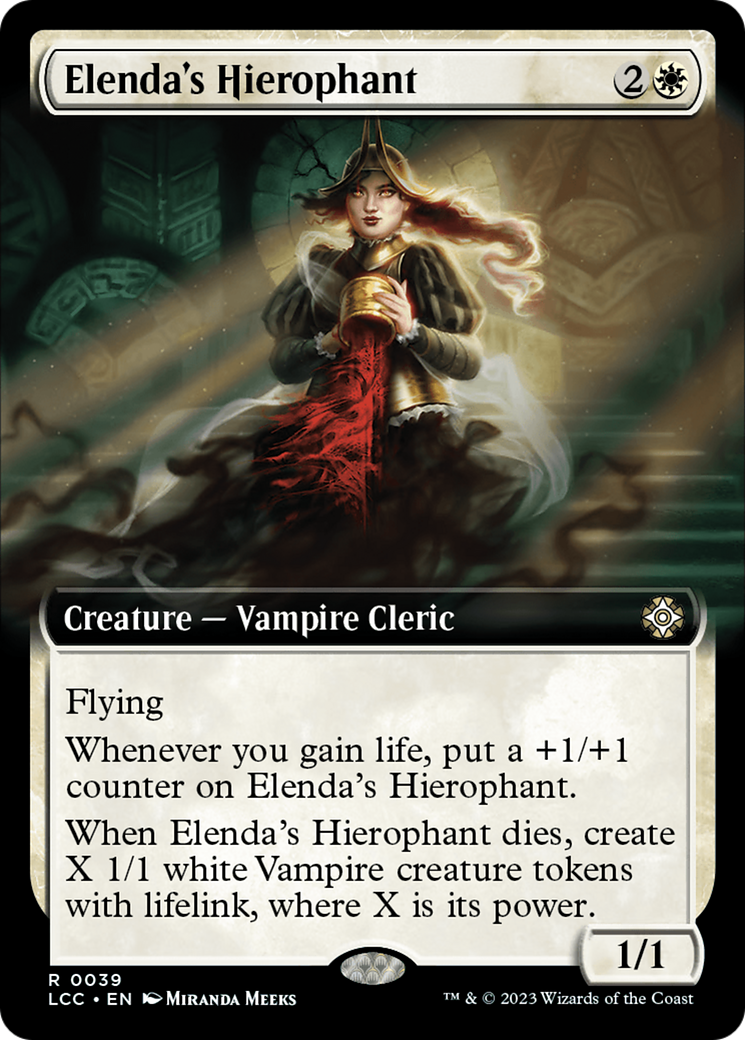 Elenda's Hierophant (Extended Art) [The Lost Caverns of Ixalan Commander] | Jomio and Rueliete's Cards and Comics