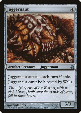 Juggernaut [Duel Decks: Elspeth vs. Tezzeret] | Jomio and Rueliete's Cards and Comics