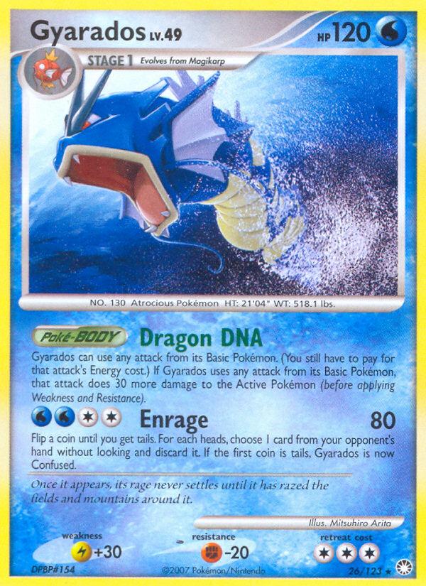 Gyarados (26/123) [Diamond & Pearl: Mysterious Treasures] | Jomio and Rueliete's Cards and Comics