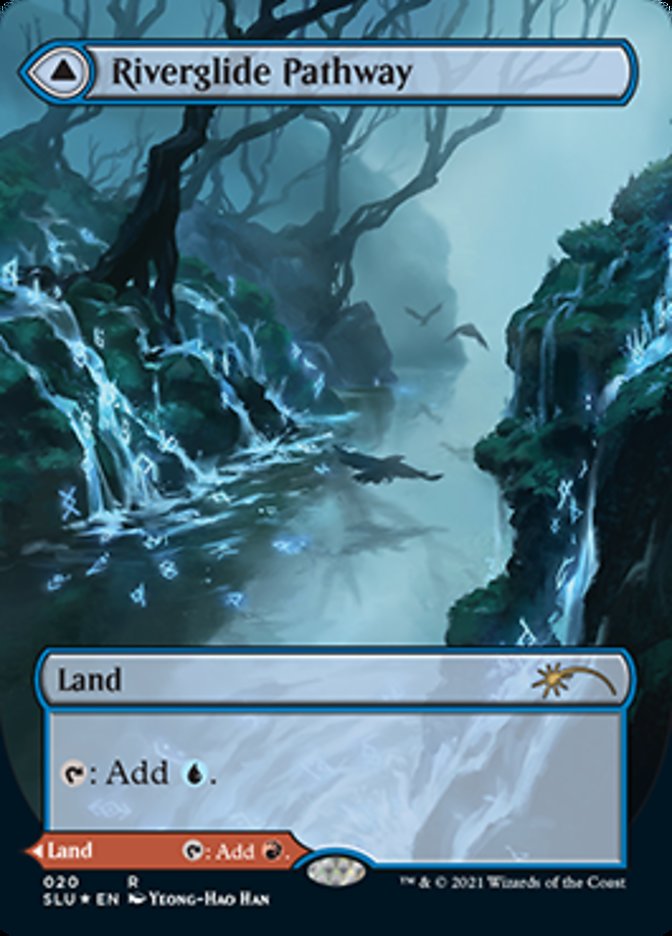Riverglide Pathway // Lavaglide Pathway (Borderless) [Secret Lair: Ultimate Edition] | Jomio and Rueliete's Cards and Comics