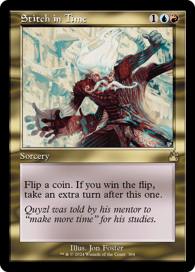 Stitch in Time (Retro Frame) [Ravnica Remastered] | Jomio and Rueliete's Cards and Comics
