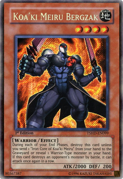 Koa'ki Meiru Bergzak [TSHD-EN099] Secret Rare | Jomio and Rueliete's Cards and Comics