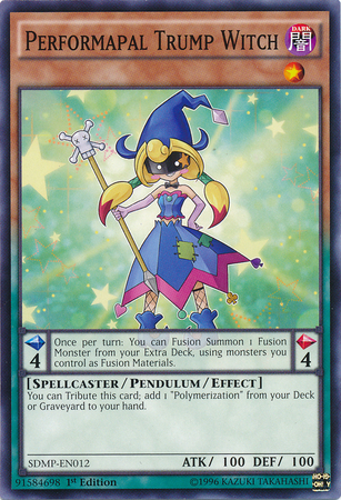 Performapal Trump Witch [SDMP-EN012] Common | Jomio and Rueliete's Cards and Comics