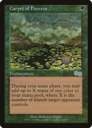 Carpet of Flowers [Urza's Saga] | Jomio and Rueliete's Cards and Comics