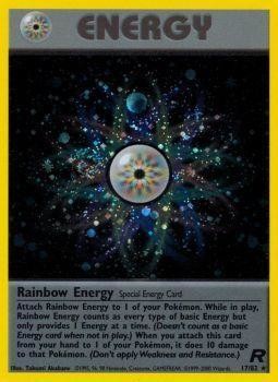Rainbow Energy (17/82) [Team Rocket Unlimited] | Jomio and Rueliete's Cards and Comics