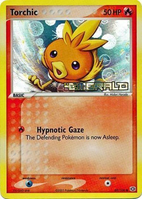 Torchic (69/106) (Stamped) [EX: Emerald] | Jomio and Rueliete's Cards and Comics