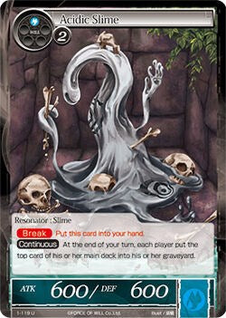 Acidic Slime (1-119) [The Dawn of Valhalla] | Jomio and Rueliete's Cards and Comics