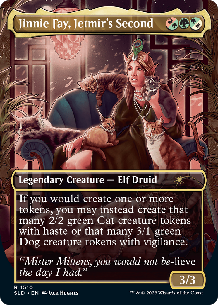 Jinnie Fay, Jetmir's Second // Jinnie Fay, Jetmir's Second [Secret Lair Commander Deck: Raining Cats and Dogs] | Jomio and Rueliete's Cards and Comics