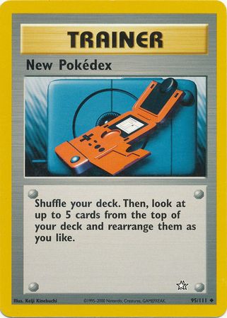New Pokedex (95/111) [Neo Genesis Unlimited] | Jomio and Rueliete's Cards and Comics