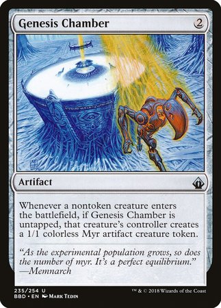 Genesis Chamber [Battlebond] | Jomio and Rueliete's Cards and Comics