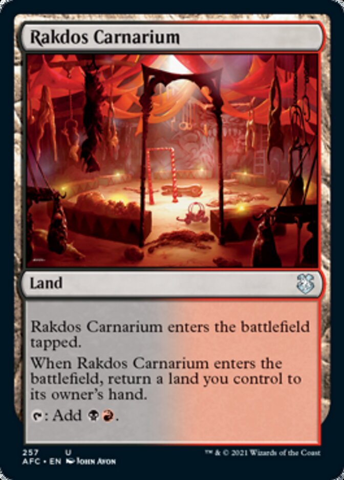 Rakdos Carnarium [Dungeons & Dragons: Adventures in the Forgotten Realms Commander] | Jomio and Rueliete's Cards and Comics