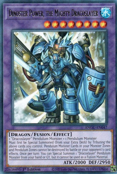 Dinoster Power, the Mighty Dracoslayer (Rare) [ANGU-EN047] Rare | Jomio and Rueliete's Cards and Comics