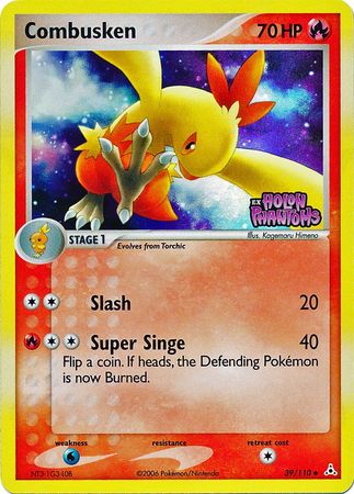 Combusken (39/110) (Stamped) [EX: Holon Phantoms] | Jomio and Rueliete's Cards and Comics