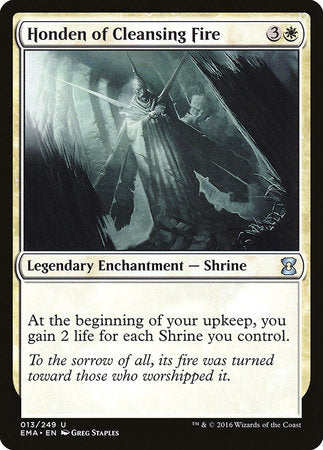Honden of Cleansing Fire [Eternal Masters] | Jomio and Rueliete's Cards and Comics