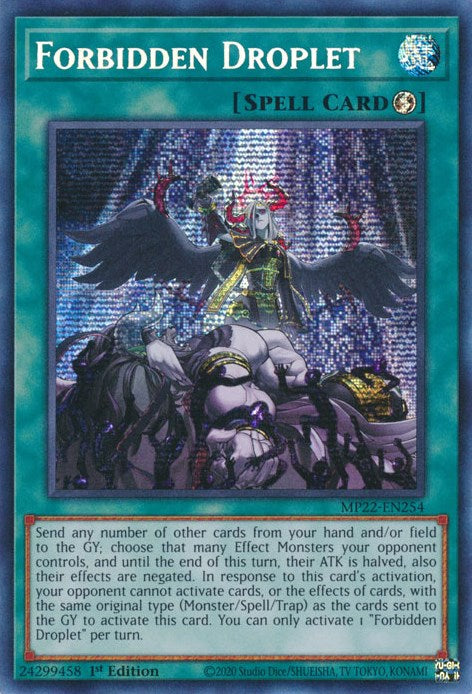 Forbidden Droplet [MP22-EN254] Prismatic Secret Rare | Jomio and Rueliete's Cards and Comics