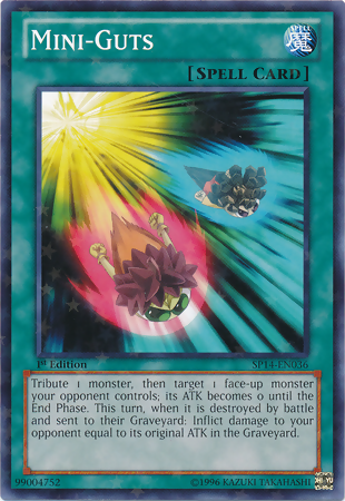 Mini Guts [SP14-EN036] Starfoil Rare | Jomio and Rueliete's Cards and Comics