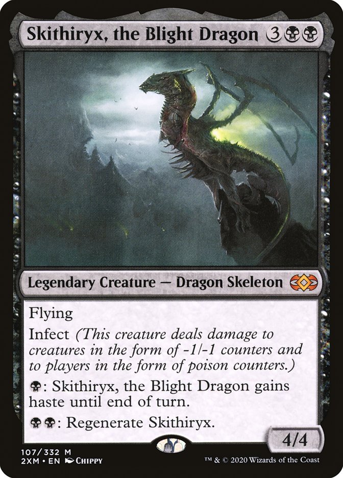 Skithiryx, the Blight Dragon [Double Masters] | Jomio and Rueliete's Cards and Comics