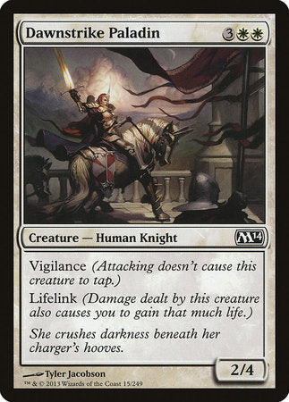 Dawnstrike Paladin [Magic 2014] | Jomio and Rueliete's Cards and Comics