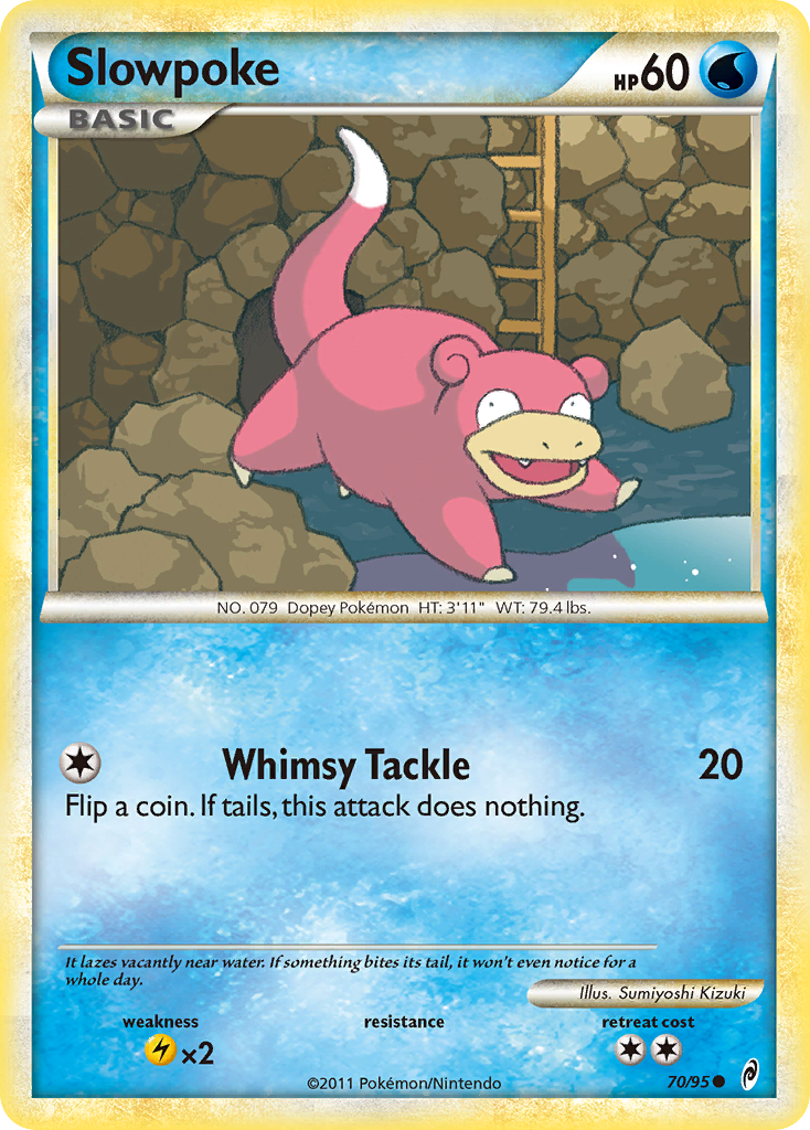 Slowpoke (70/95) [HeartGold & SoulSilver: Call of Legends] | Jomio and Rueliete's Cards and Comics