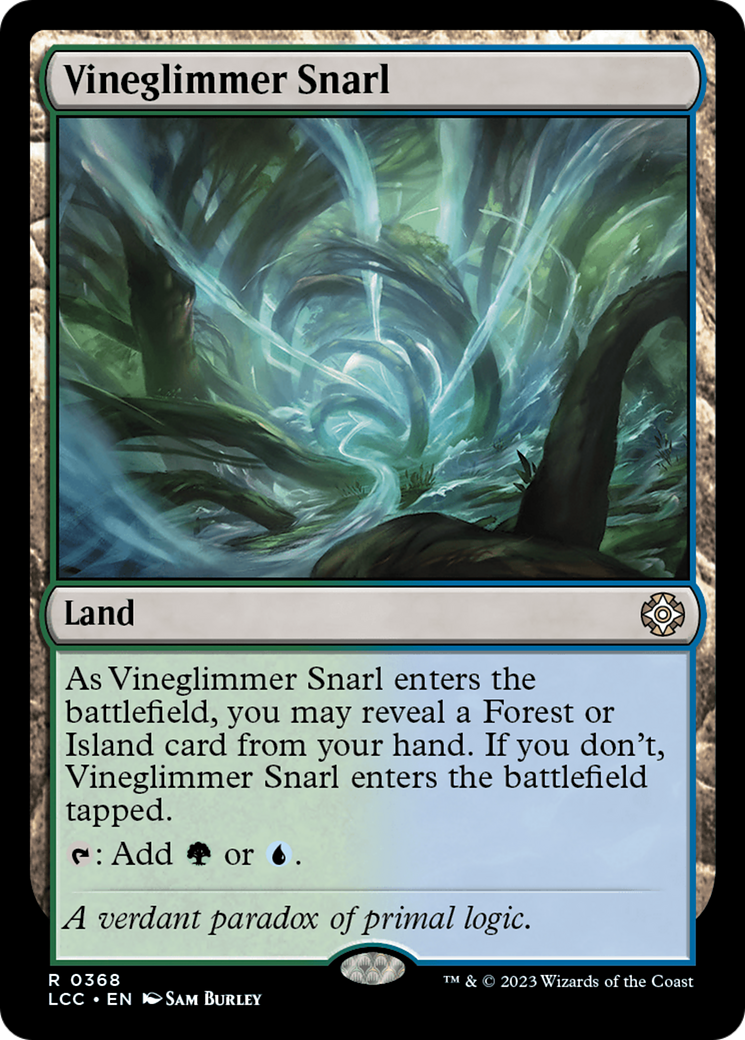 Vineglimmer Snarl [The Lost Caverns of Ixalan Commander] | Jomio and Rueliete's Cards and Comics