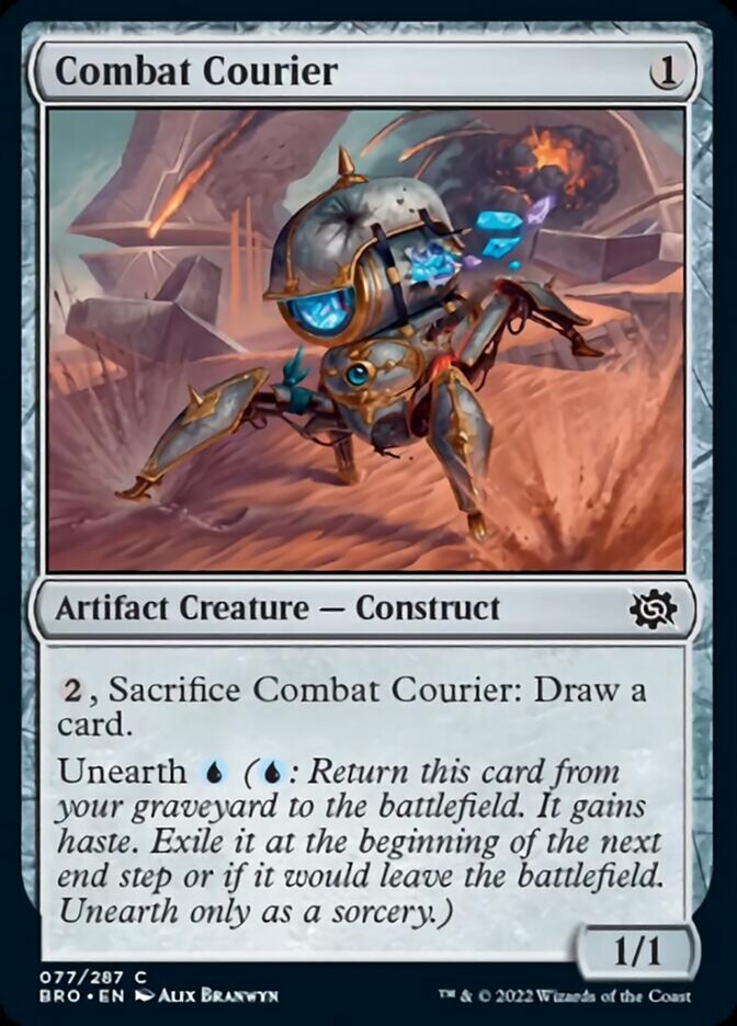 Combat Courier [The Brothers' War] | Jomio and Rueliete's Cards and Comics