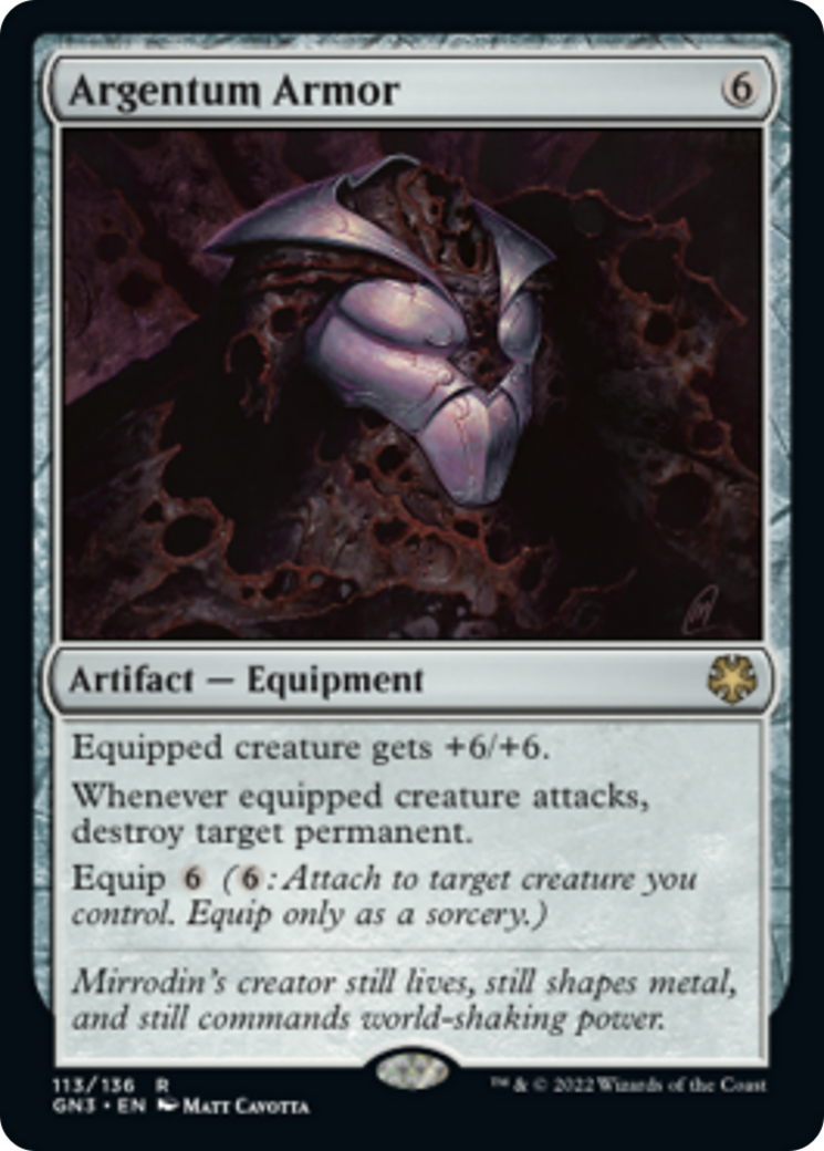 Argentum Armor [Game Night: Free-for-All] | Jomio and Rueliete's Cards and Comics