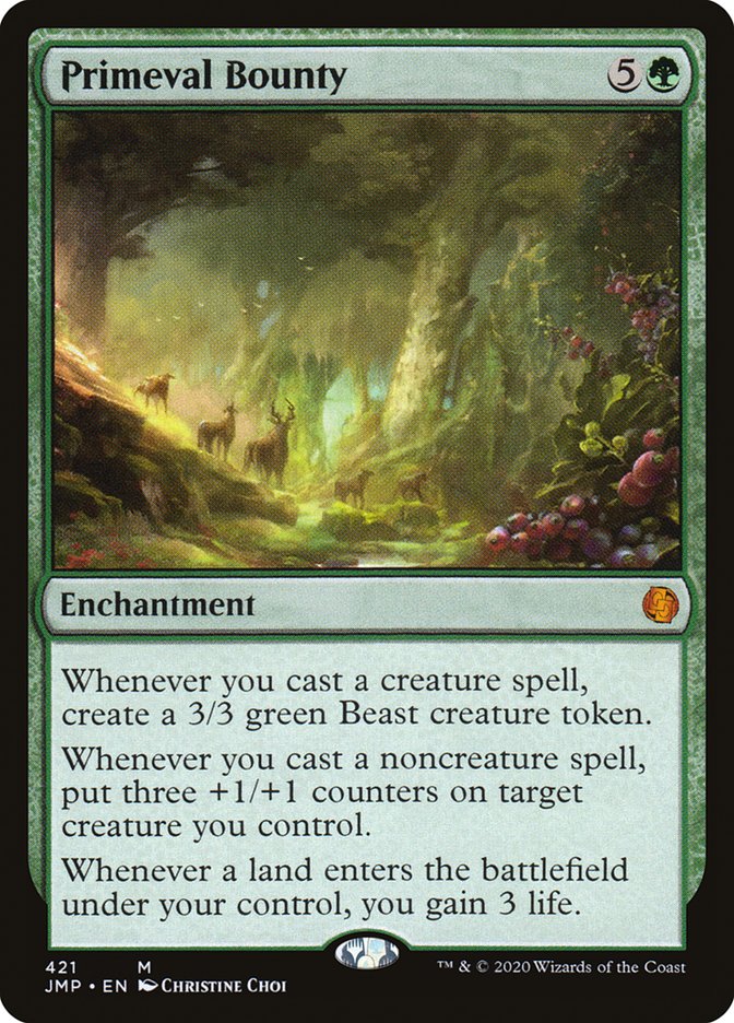 Primeval Bounty [Jumpstart] | Jomio and Rueliete's Cards and Comics