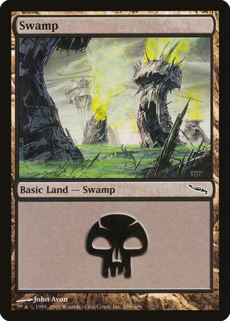 Swamp (298) [Mirrodin] | Jomio and Rueliete's Cards and Comics