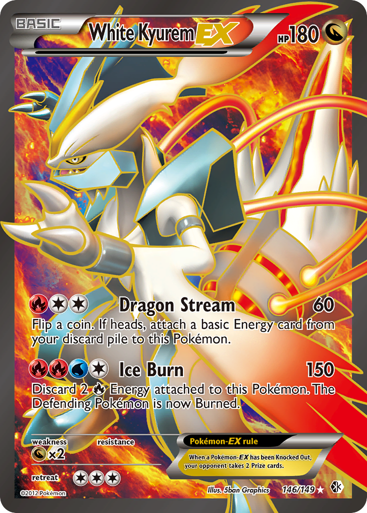 White Kyurem EX (146/149) [Black & White: Boundaries Crossed] | Jomio and Rueliete's Cards and Comics