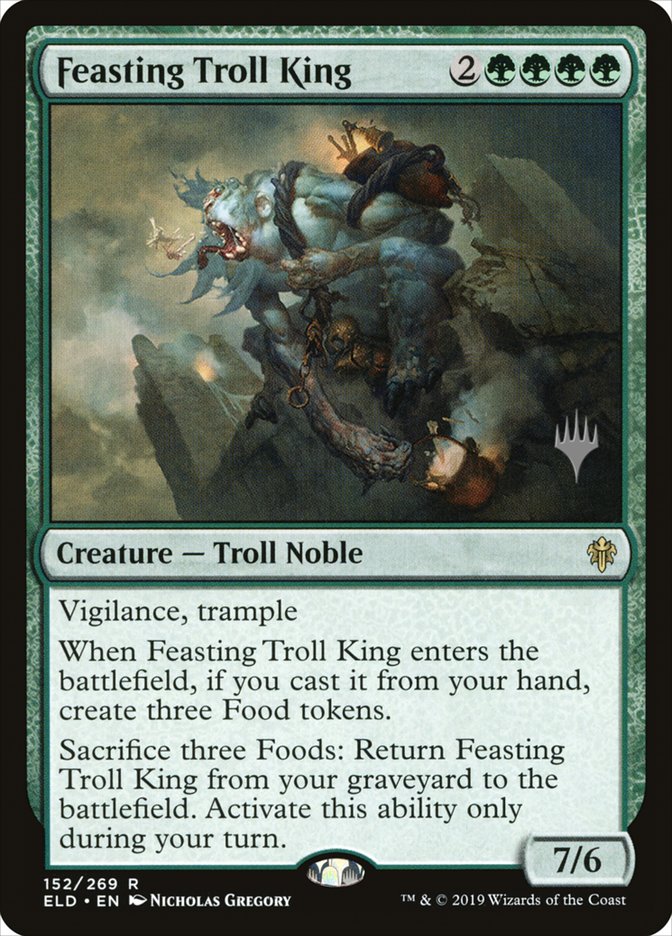 Feasting Troll King (Promo Pack) [Throne of Eldraine Promos] | Jomio and Rueliete's Cards and Comics