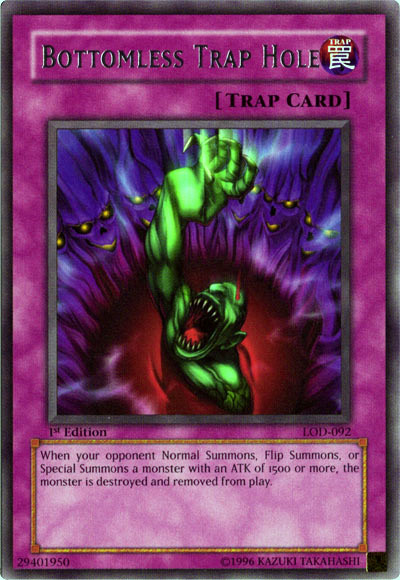 Bottomless Trap Hole [LOD-092] Rare | Jomio and Rueliete's Cards and Comics