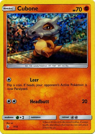 Cubone (7/12) [McDonald's Promos: 2018 Collection] | Jomio and Rueliete's Cards and Comics