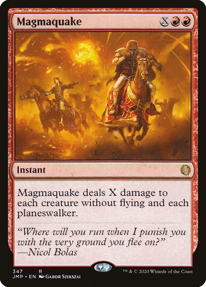 Magmaquake [Jumpstart] | Jomio and Rueliete's Cards and Comics
