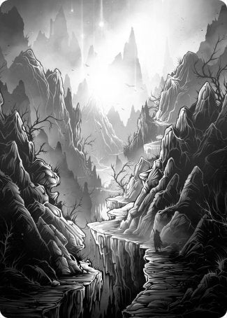 Mountain Art Card [Innistrad: Midnight Hunt Art Series] | Jomio and Rueliete's Cards and Comics