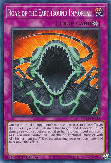 Roar of the Earthbound Immortal [LDS3-EN058] Common | Jomio and Rueliete's Cards and Comics