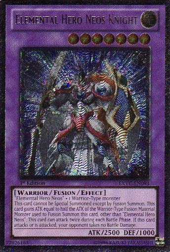 Elemental Hero Neos Knight (UTR) [EXVC-EN093] Ultimate Rare | Jomio and Rueliete's Cards and Comics