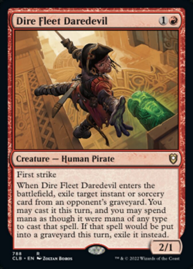 Dire Fleet Daredevil [Commander Legends: Battle for Baldur's Gate] | Jomio and Rueliete's Cards and Comics