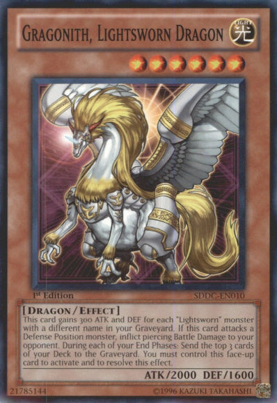Gragonith, Lightsworn Dragon [SDDC-EN010] Common | Jomio and Rueliete's Cards and Comics